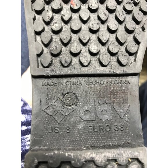 DAV Rubber Rainboots Snake Skin Women's Size 8 - Picture 6 of 9